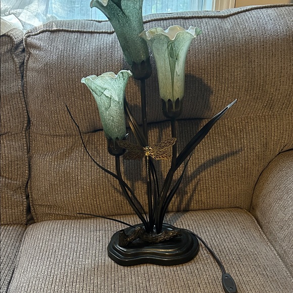 Elegant Green and Black Dragonfly Lantern